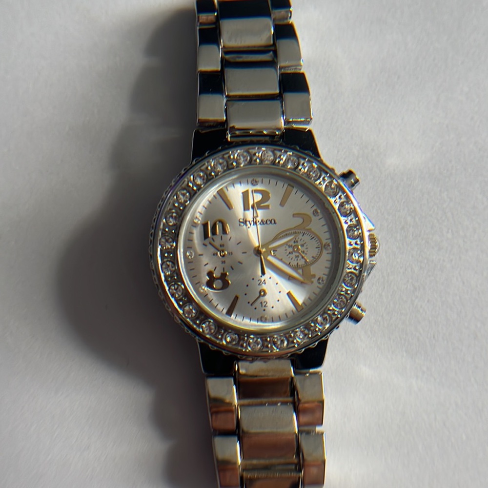 Style & Co Ladies Rhinestone Watch - Picture 12 of 15